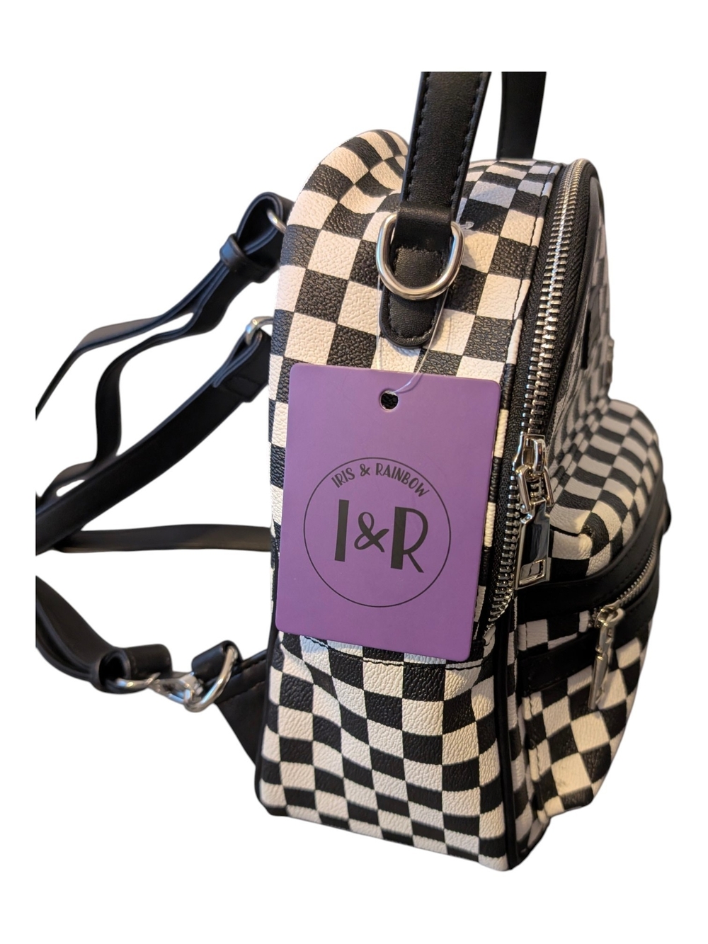NWT, Iris & Rainbow Chic Mini Backpack, Crossbody Bag - Picture 3 of 5